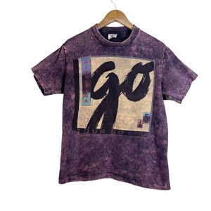 Vintage Hiroshima Shirt Distressed 80s 90s Tour Go Tourists Purple Acid …
